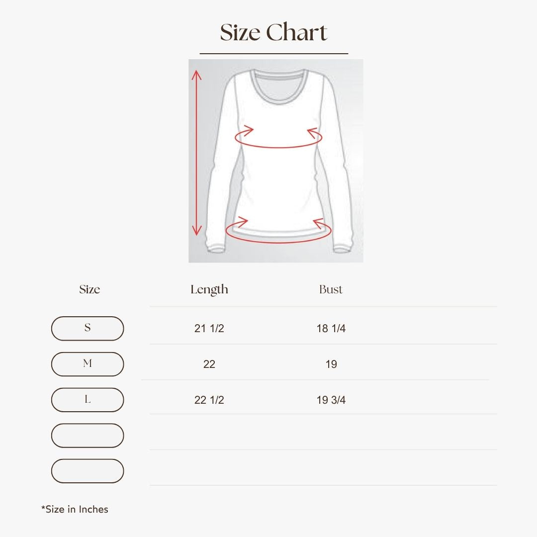 Striped Knit Sweater Size Guide