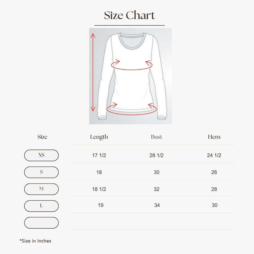 Ribbed Henley Knit Top Size Guide
