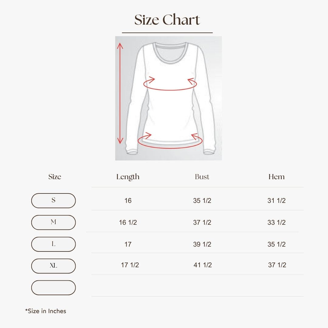 Textured Yarn Knit Cropped Top Size Guide