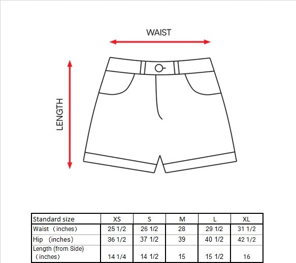 Rennie Skort Size Guide