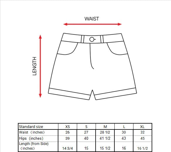 Narella Linen Shorts Size Guide