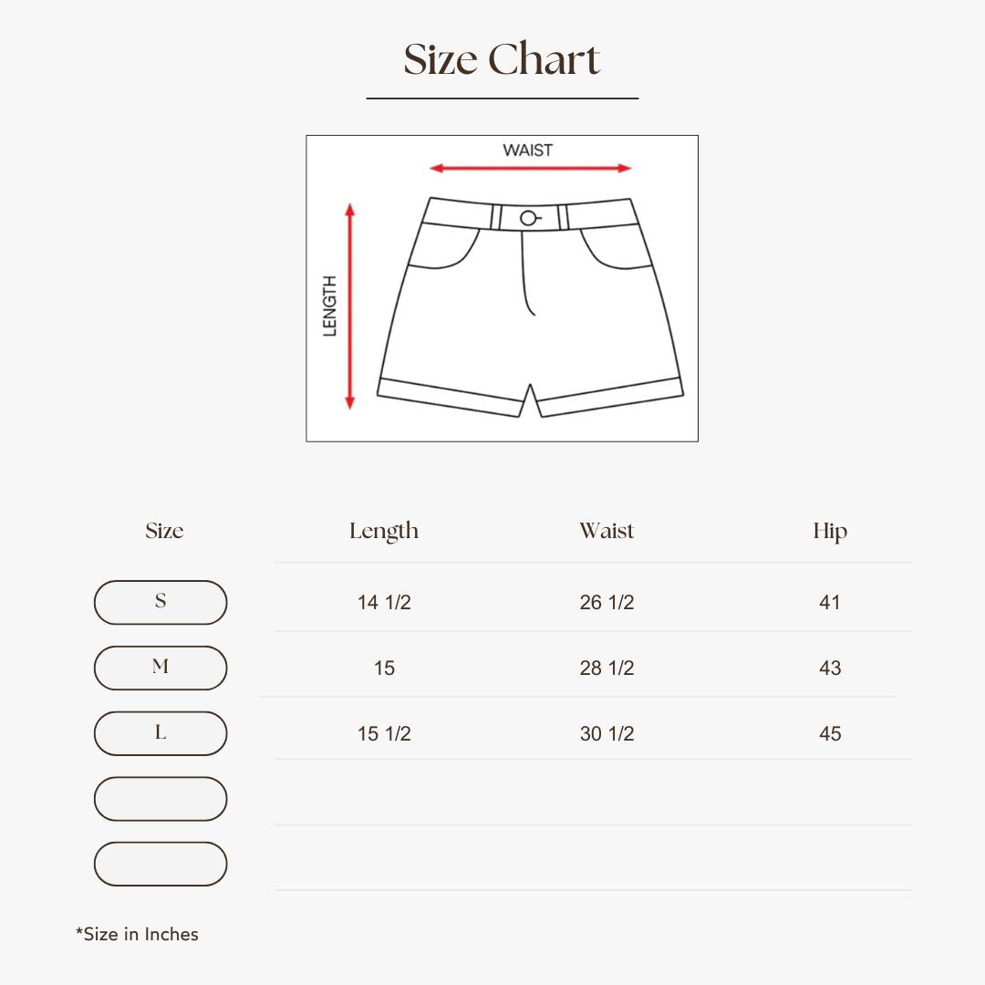 Flared Denim-Style Skirt Size Guide