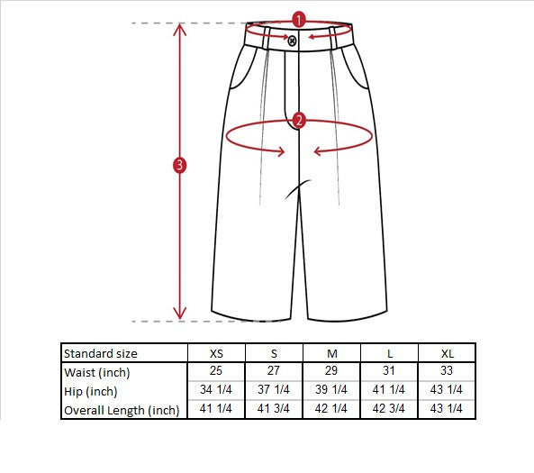 Shar Draped Twist Trousers Size Guide