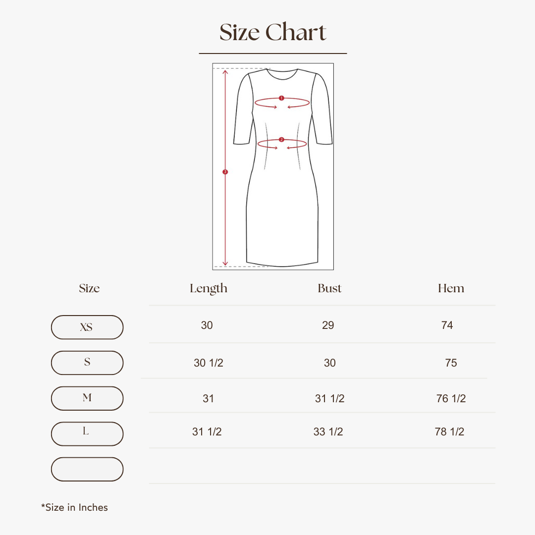 Lace Fit-and-Flare Dress Size Guide