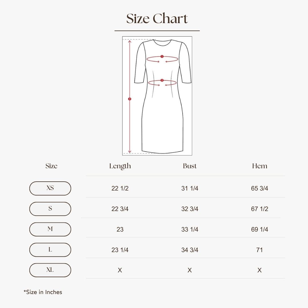 Striped Tiered Ruffle Mini Dress Size Guide