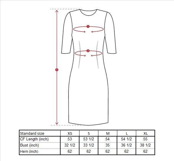Paulette Bareback Drawstring Dress Size Guide