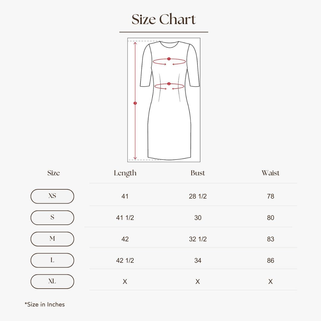 Smocked Camisole Dress Size Guide