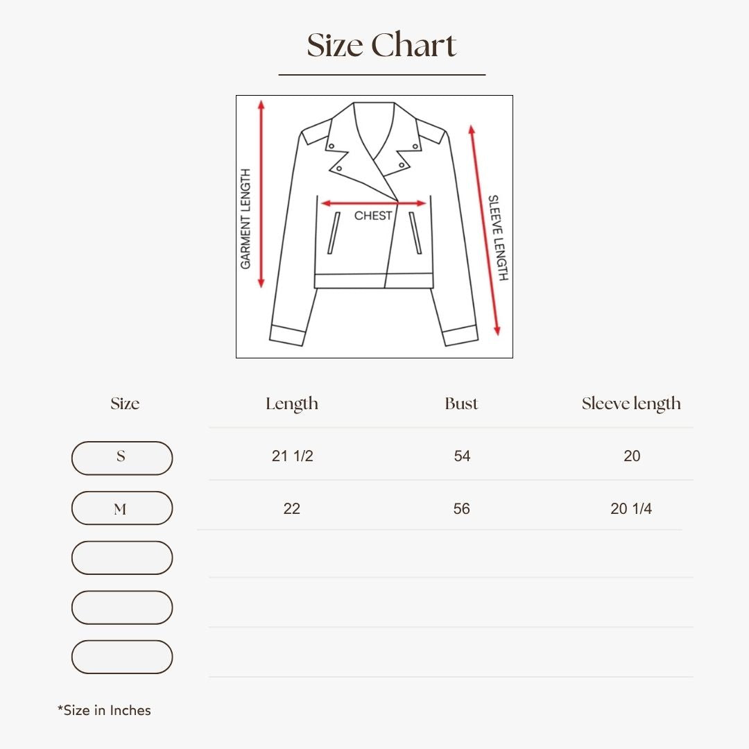 Utility Windbreaker Size Guide