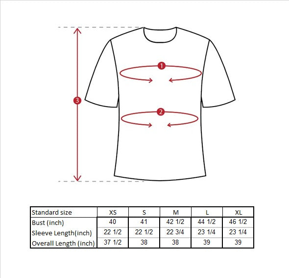 Lawrence Shirt Dress Size Guide