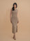 Beaded Yarn Knit Dress