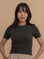 Cable Knit Short Sleeve Top