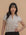Collar Yarn Knit Drop Shoulder Top