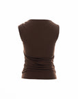 Asymmetric Ruched Top