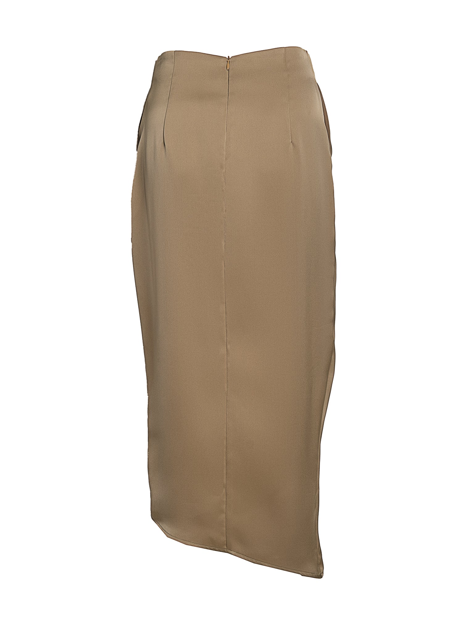 Jia Asymmetric Panel Midi Skirt