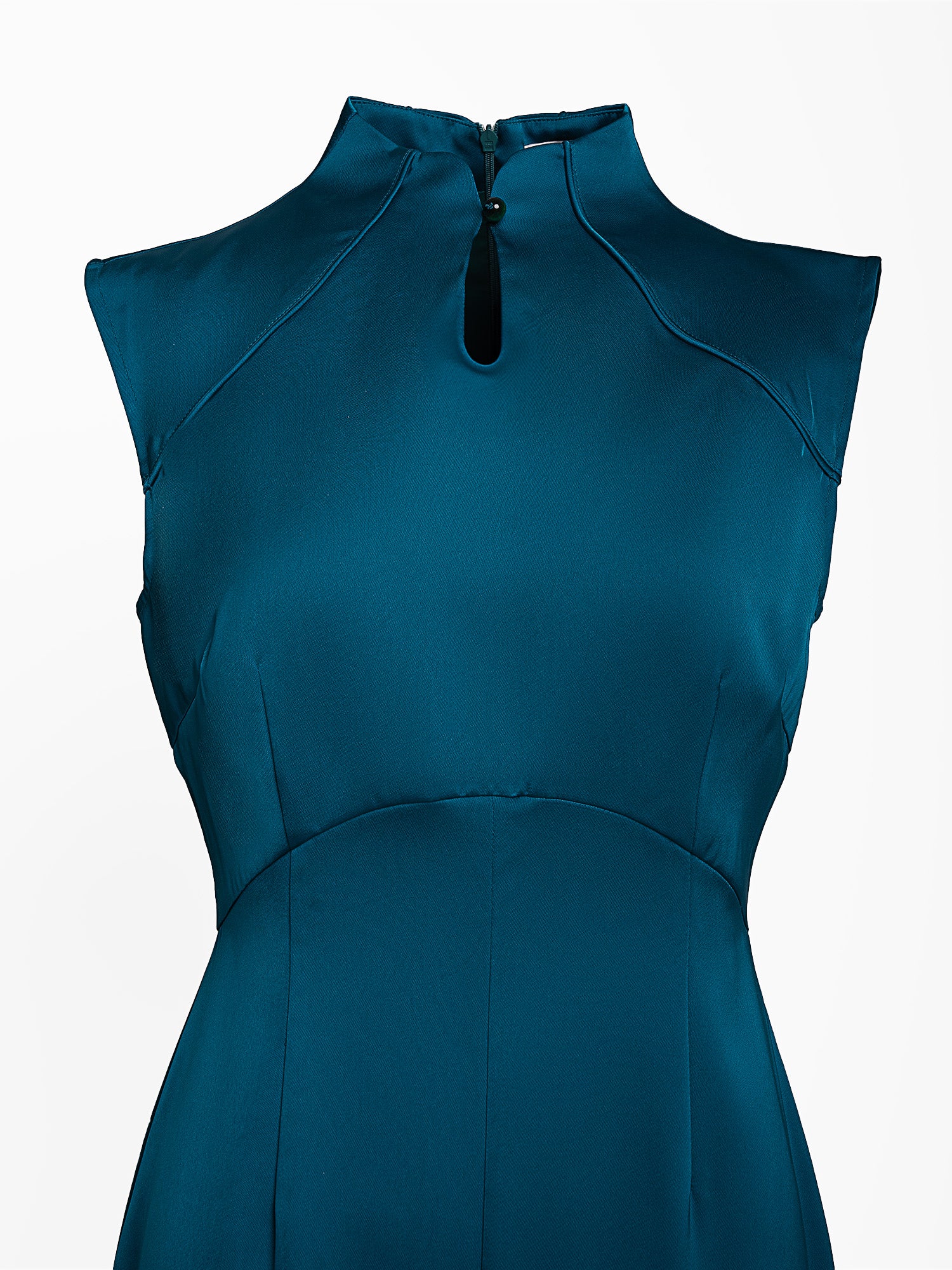 Joy Mandarin Collar Sleeveless Jumpsuit