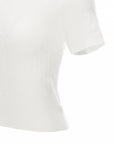 Cable Knit Short Sleeve Top