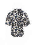 Floral Abstract Cuban Collar Shirt