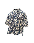 Floral Abstract Cuban Collar Shirt