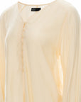 Sheer Button Blouse