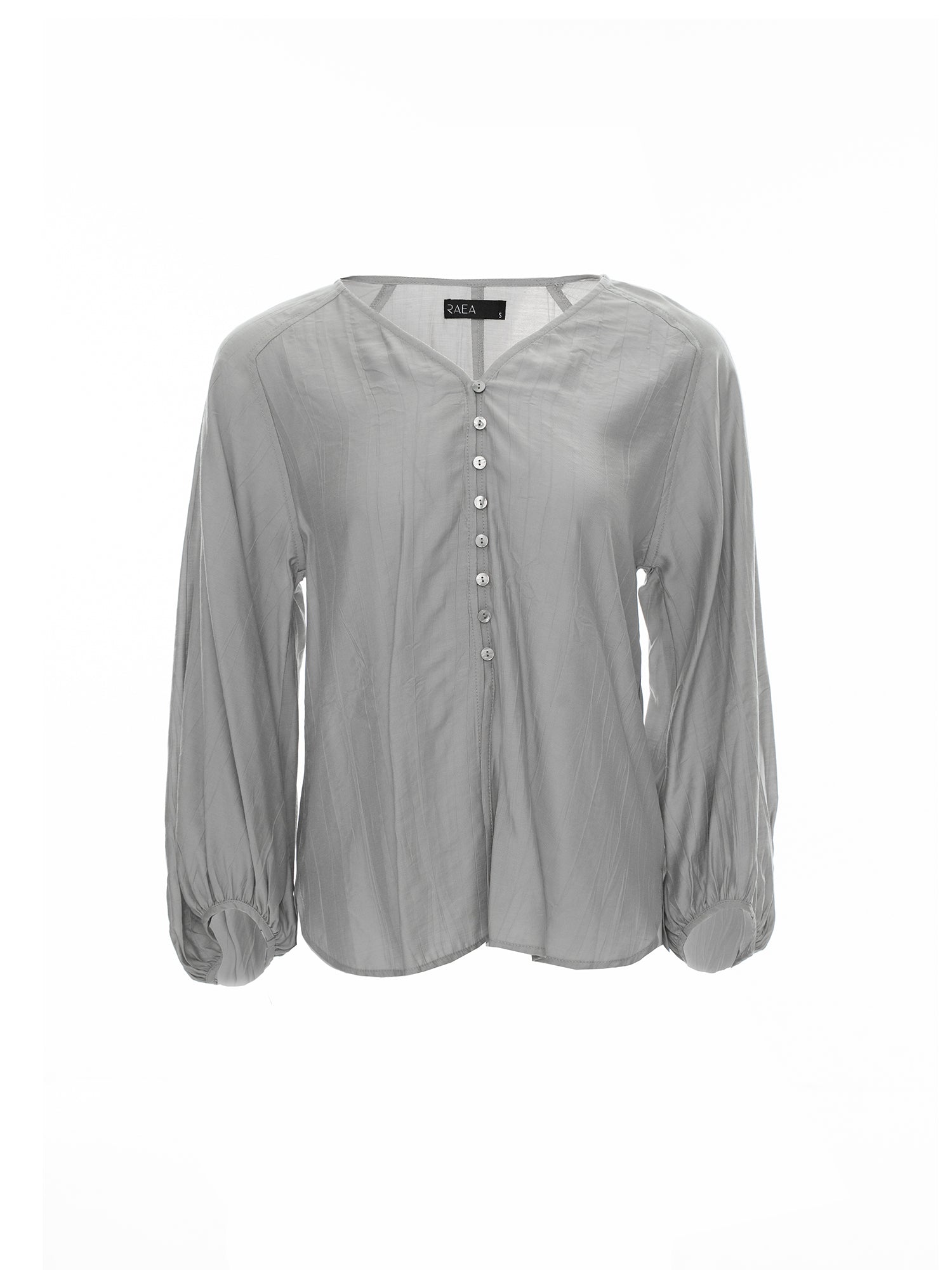 Sheer Button Blouse