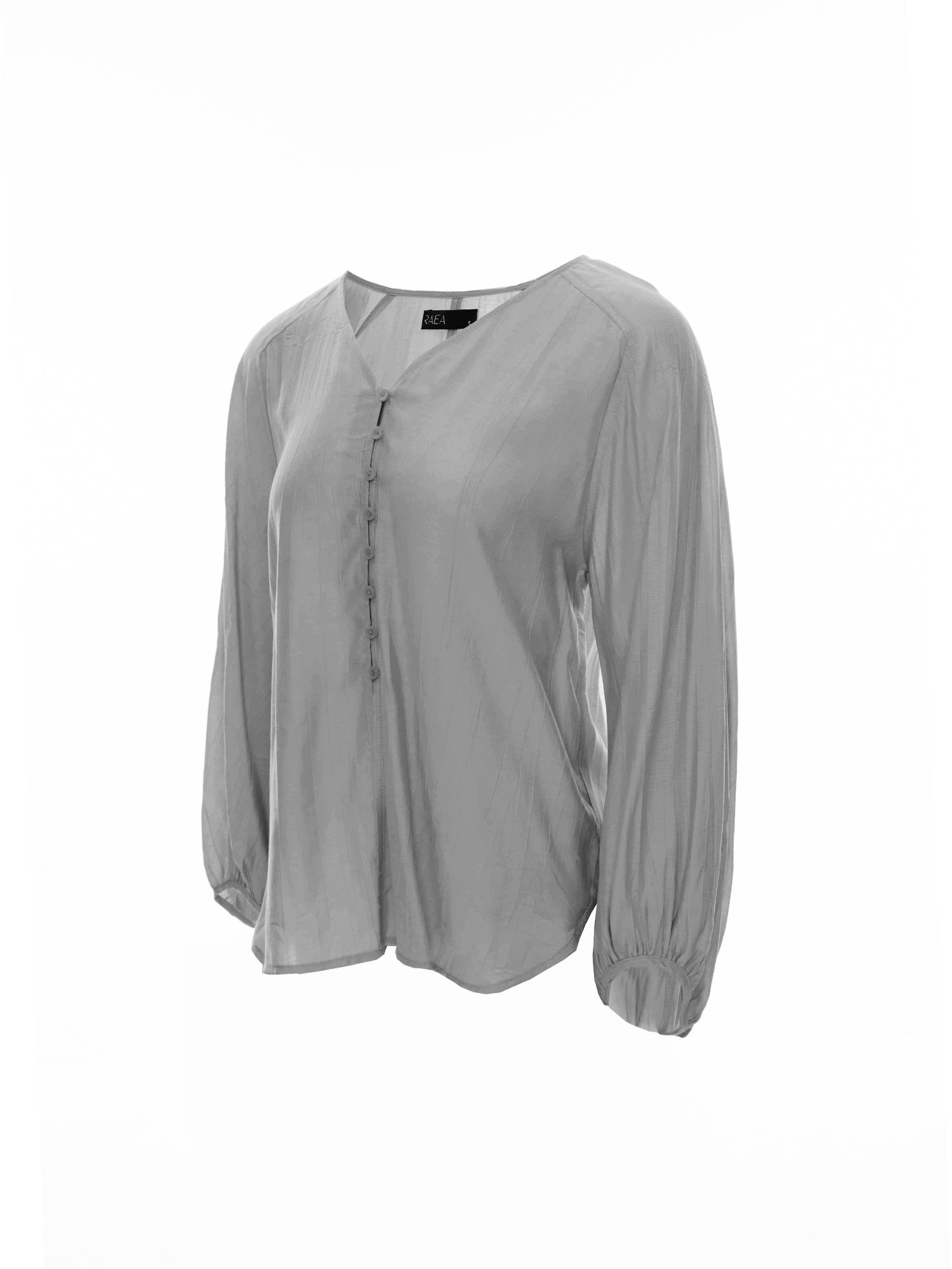 Sheer Button Blouse