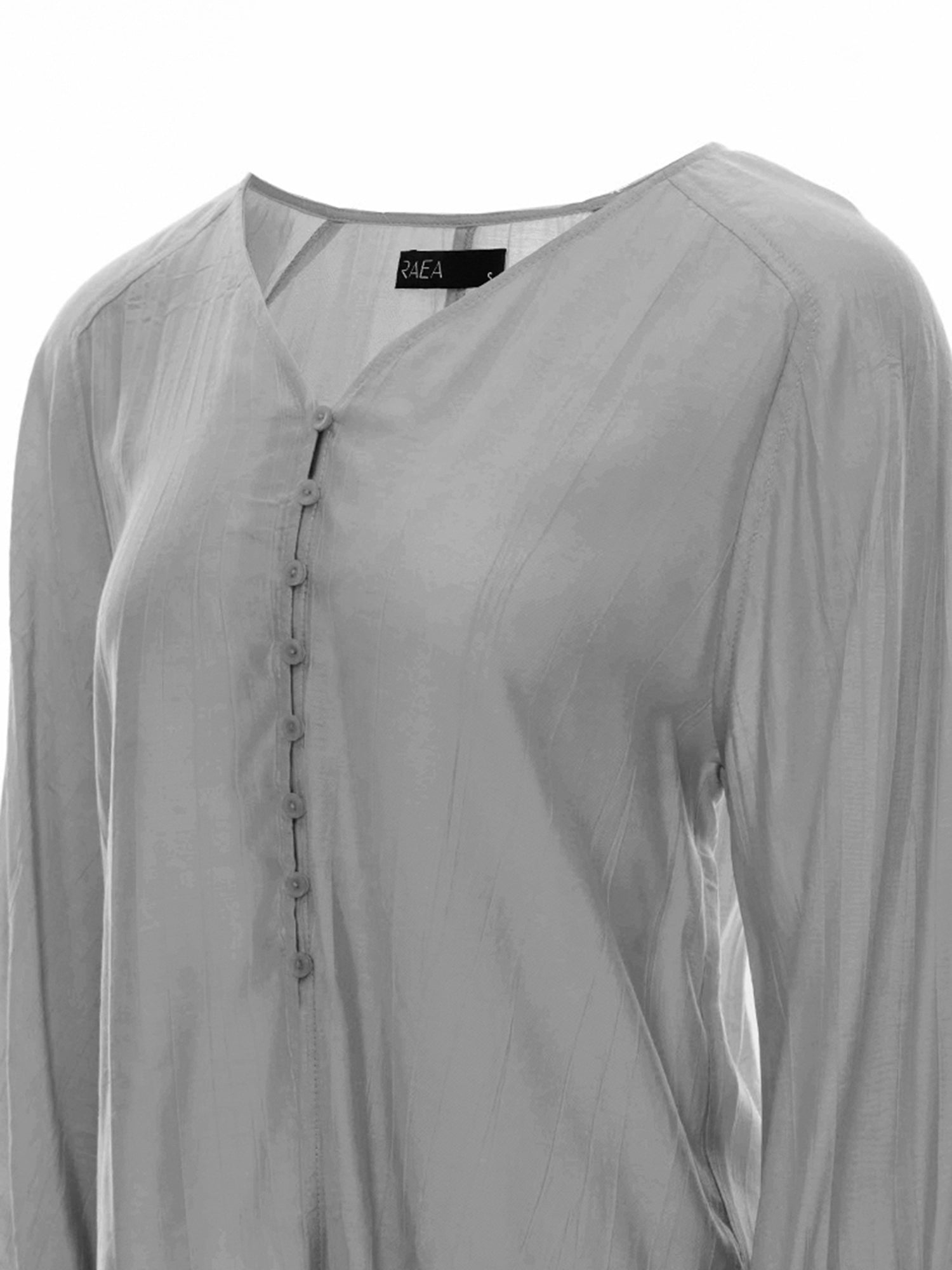 Sheer Button Blouse