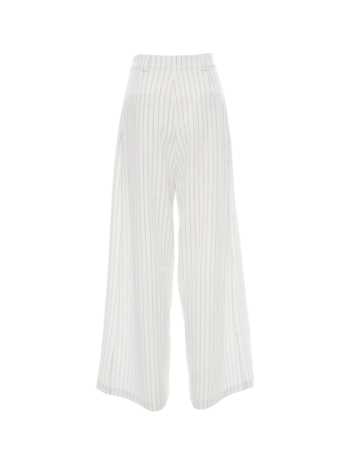 Pinstripe Wide Leg Pants