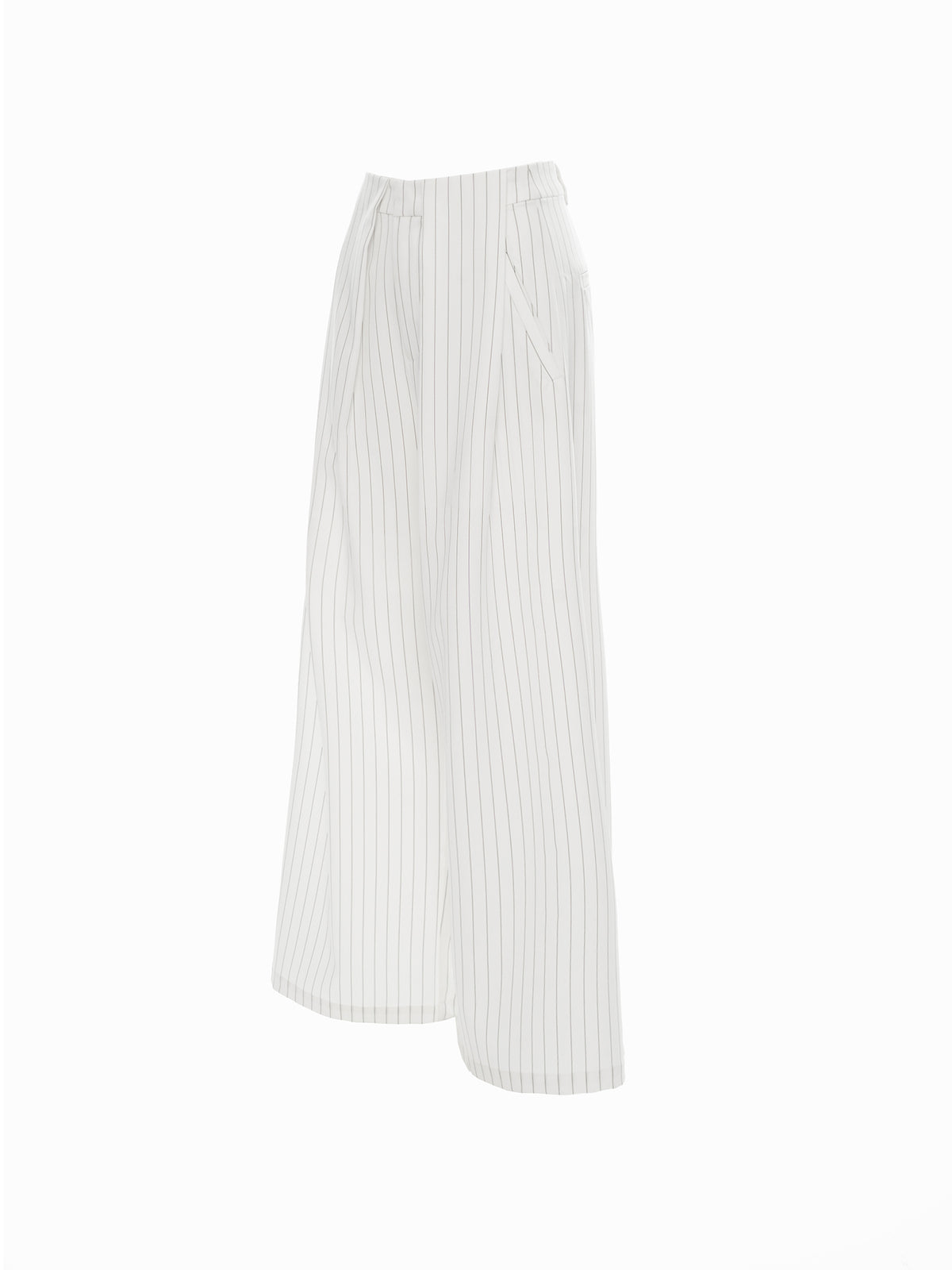 Pinstripe Wide Leg Pants