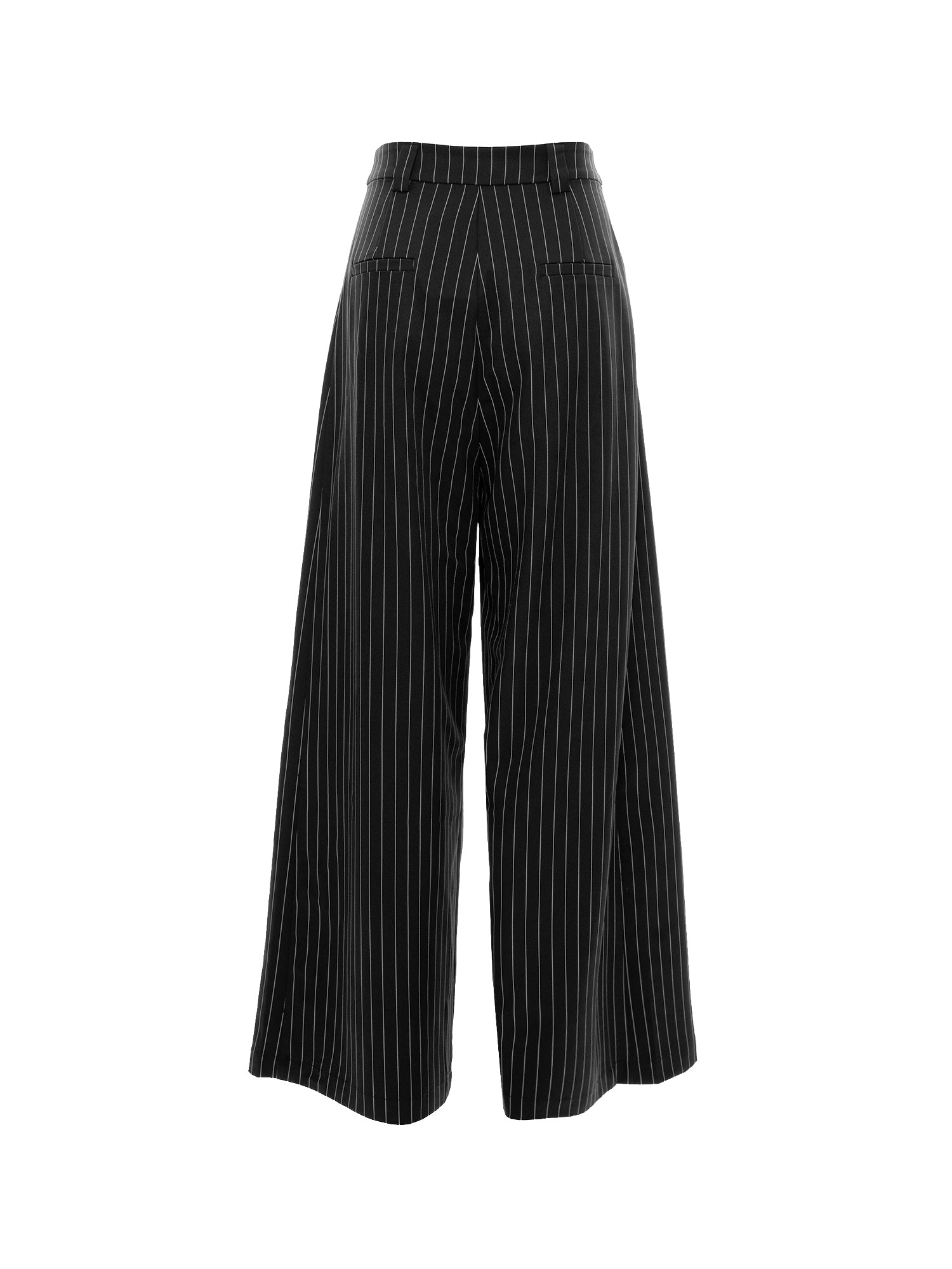 Pinstripe Wide Leg Pants
