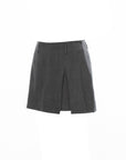 Mid-Waist Slit Skort