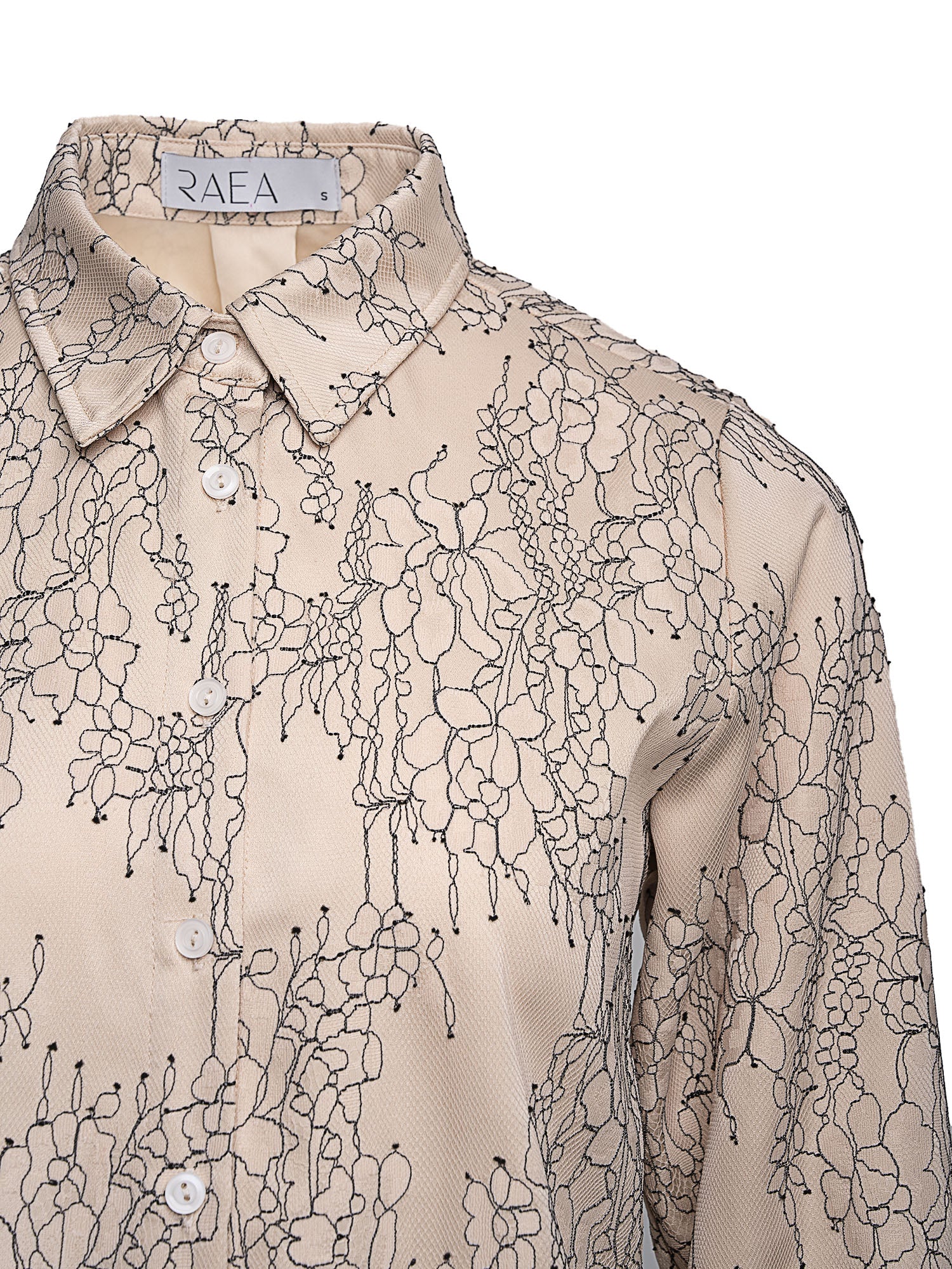 Jeanne Long Sleeve Lace Shirt