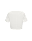 Cropped Sweetheart-Neck Outer