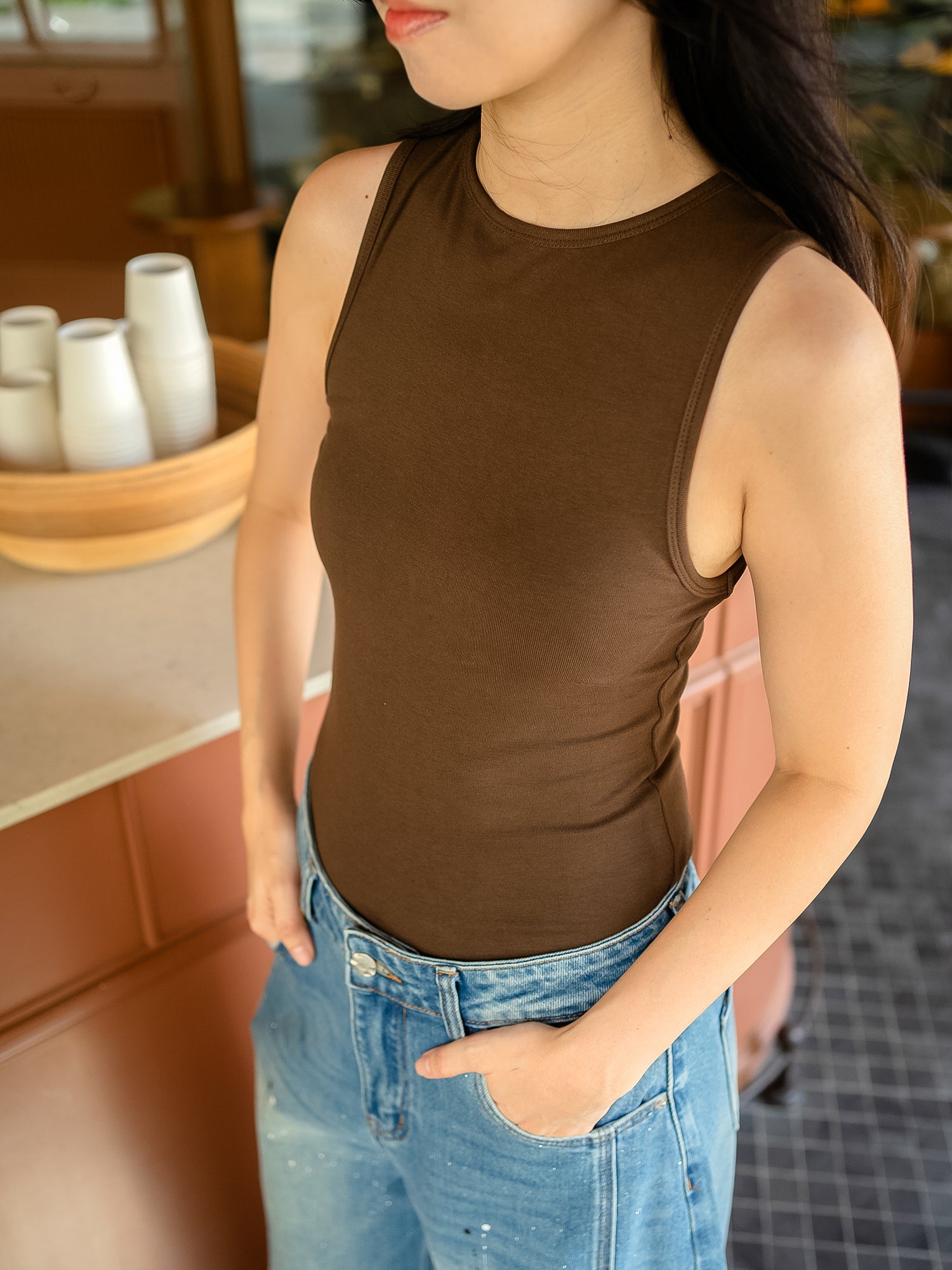 Basic Knit Tank Top