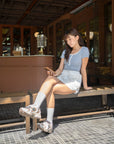 Stripe Henley Tee
