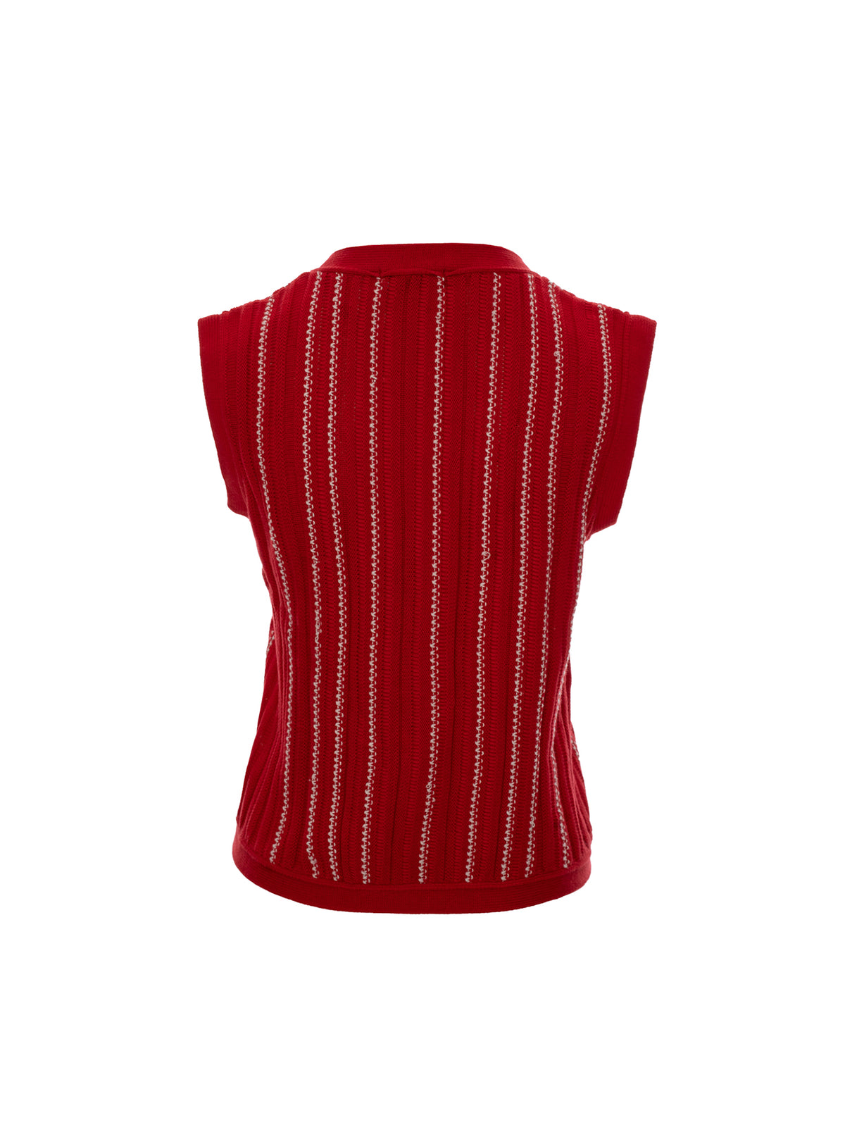 V-neck Knit Vest Top