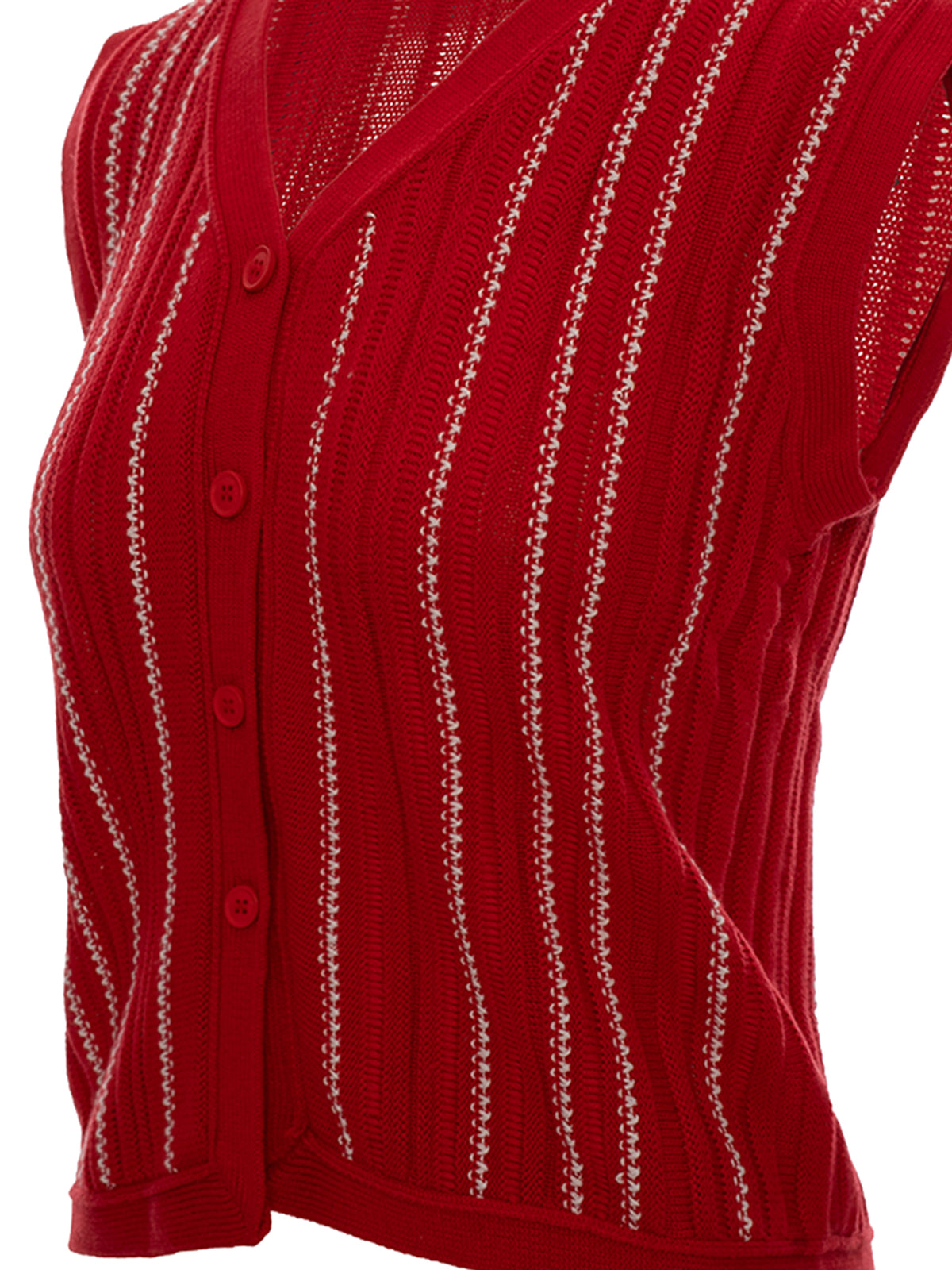 V-neck Knit Vest Top