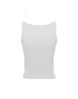 Boat-Neck Knit Tank Top