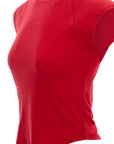Raglan Cap-Sleeve Tee
