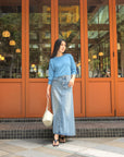 Textured Yarn Knit Cropped Top