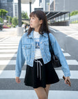 Sporty Drawstring Skirt With Inner