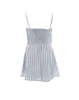 Striped Tiered Ruffle Mini Dress