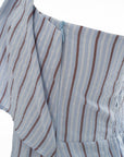 Striped Tiered Ruffle Mini Dress