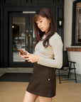 Minimalist Utility Mini Skirt
