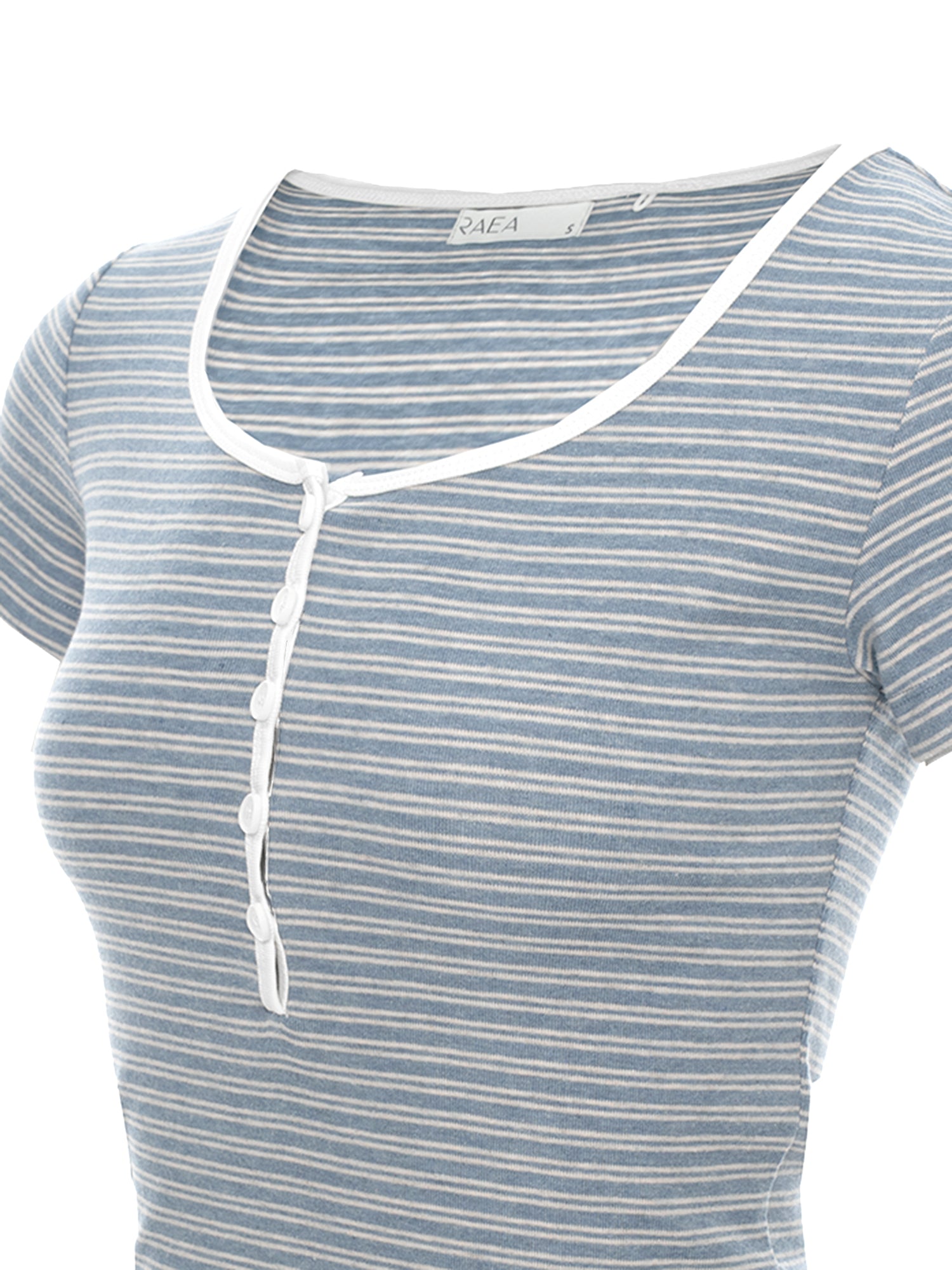Stripe Henley Tee
