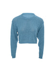 Textured Yarn Knit Cropped Top
