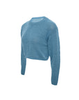 Textured Yarn Knit Cropped Top