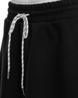Sporty Drawstring Skirt With Inner