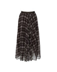 Plaid Flow Maxi Skirt