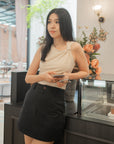 Asymmetric Ruched Top