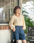 Sheer Button Blouse